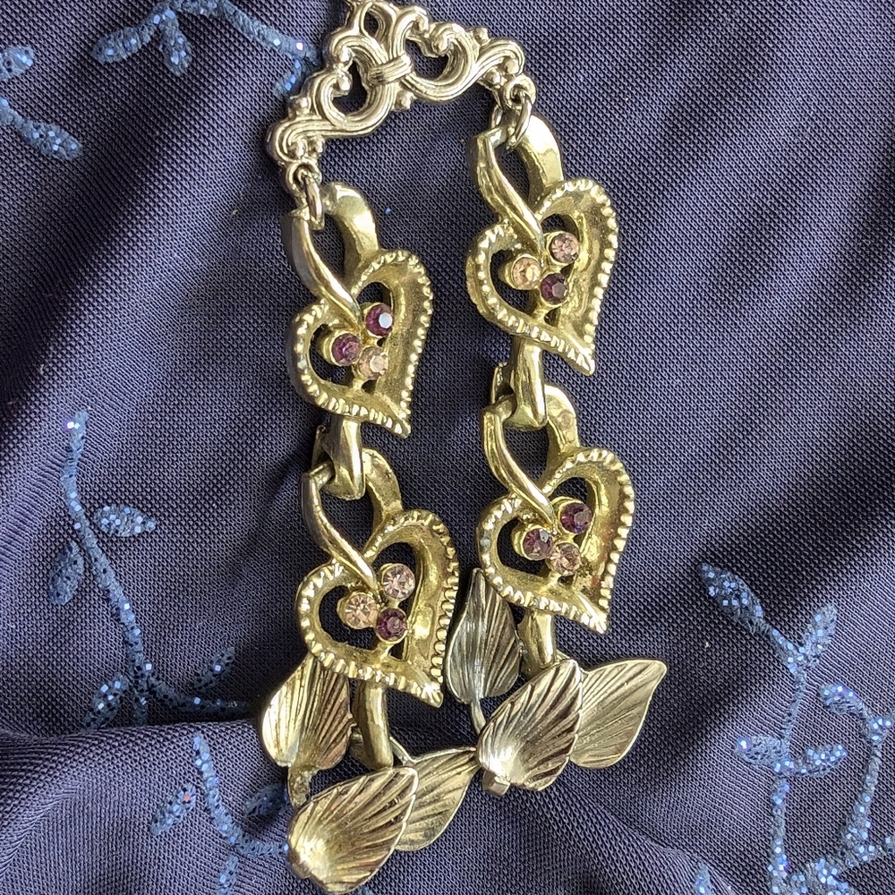 Gold Beaded Bag charm